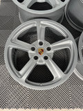 OEM 20" PORSCHE 991 Sport Techno Wheels Rims Carrera 911 Genuine LIKE NEW