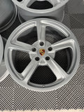 OEM 20" PORSCHE 991 Sport Techno Wheels Rims Carrera 911 Genuine LIKE NEW