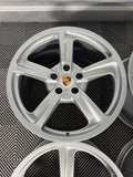 OEM 20" PORSCHE 991 Sport Techno Wheels Rims Carrera 911 Genuine LIKE NEW