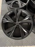 OEM 22" AUDI RS7 RS6 Sport Wheels Rims Satin Black RSQ8 SQ8 Q8 Genuine LIKE NEW