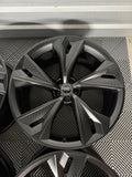OEM 22" AUDI RS7 RS6 Sport Wheels Rims Satin Black RSQ8 SQ8 Q8 Genuine LIKE NEW