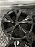 OEM 22" AUDI RS7 RS6 Sport Wheels Rims Satin Black RSQ8 SQ8 Q8 Genuine LIKE NEW