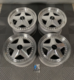 17" OZ Racing FITTIPALDI 3 Piece Wheels Rims LIKE NEW ORIGINAL 5x130 PORSCHE