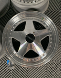 17" OZ Racing FITTIPALDI 3 Piece Wheels Rims LIKE NEW ORIGINAL 5x130 PORSCHE