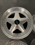 17" OZ Racing FITTIPALDI 3 Piece Wheels Rims LIKE NEW ORIGINAL 5x130 PORSCHE