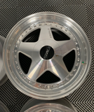 17" OZ Racing FITTIPALDI 3 Piece Wheels Rims LIKE NEW ORIGINAL 5x130 PORSCHE