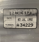 17" OZ Racing FITTIPALDI 3 Piece Wheels Rims LIKE NEW ORIGINAL 5x130 PORSCHE