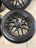 OEM 22" Mercedes GLE63S AMG Cross Spoke Wheels Tires Satin Black GLE 53 Genuine