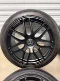 OEM 22" Mercedes GLE63S AMG Cross Spoke Wheels Tires Satin Black GLE 53 Genuine