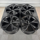 OEM 22" AUDI RS7 RS6 Sport Wheels Rims Satin Black RSQ8 SQ8 Q8 Genuine LIKE NEW