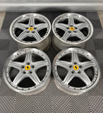 Genuine 18" FERRARI 360 Modena 2 Piece Modular BBS Wheels Rims OEM
