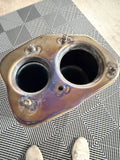 OEM PORSCHE 991 GT3 RS Titanium Center Muffler 991.2 .991.1 Genuine 99111102790