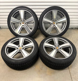 NEW 22" PORSCHE Cayenne Exclusive Design WINTER SNOW Wheels Tires Genuine OEM