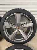 NEW 22" PORSCHE Cayenne Exclusive Design WINTER SNOW Wheels Tires Genuine OEM