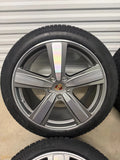 NEW 22" PORSCHE Cayenne Exclusive Design WINTER SNOW Wheels Tires Genuine OEM