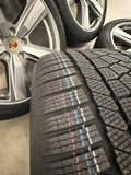 NEW 22" PORSCHE Cayenne Exclusive Design WINTER SNOW Wheels Tires Genuine OEM