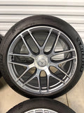 OEM 22" Mercedes GLE63S AMG Cross Spoke Wheels MICHELIN Tires GLE 53 Genuine
