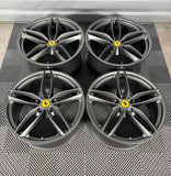 OEM 20" FERRARI 488 Forged Wheels Rims Grigio Ferro 458 Genuine TPMS