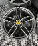 OEM 20" FERRARI 488 Forged Wheels Rims Grigio Ferro 458 Genuine TPMS