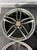 OEM 20" FERRARI 488 Forged Wheels Rims Grigio Ferro 458 Genuine TPMS