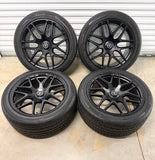 Genuine 22" Mercedes Benz G63 AMG Wheels Tires Satin Black LIKE NEW OEM TPMS
